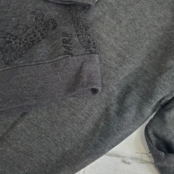 Grey Leopard Boys Fleece Lined Sweatshirt and Sweatpants Matching Set - Picture 7 of 10